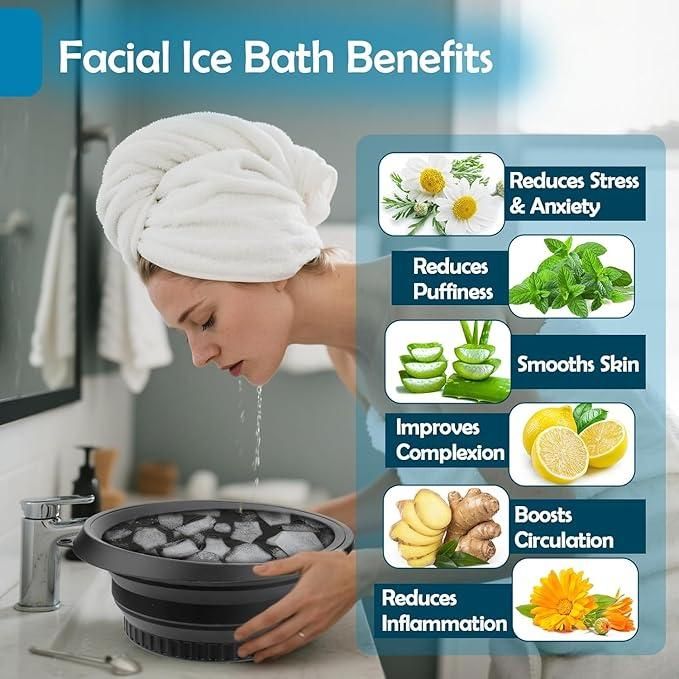 Face Bowl: Zero-Chemical Face Cleansing Basin for Puffiness Relief